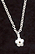 Sterling Silver Necklace, Small Flower THUMBNAIL