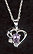 Sterling Silver Necklace, Heart THUMBNAIL