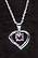 Sterling Silver Necklace, Heart THUMBNAIL