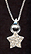 Sterling Silver Necklace, Star THUMBNAIL