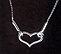Sterling Silver Necklace, Heart THUMBNAIL