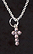 Sterling Silver Necklace, Tiny Cross THUMBNAIL