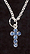 Sterling Silver Necklace, Tiny Cross THUMBNAIL
