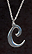 Sterling Silver Necklace, Letter C THUMBNAIL