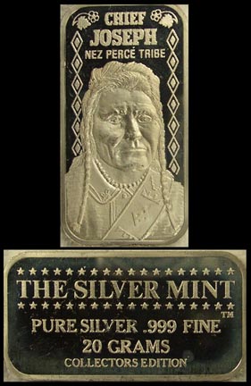 Chief Joseph' Art Bar by Silver Mint. MAIN