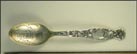 Floral, Oklahoma in Bowl, Oklahoma Souvenir Spoon THUMBNAIL