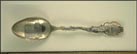 Temple, MDCCCL Utah, Salt Lake City, Utah Souvenir Spoon THUMBNAIL