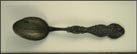 State Seal, Brigham Young, Mormon Tabernacle, Utah Souvenir Spoon THUMBNAIL