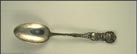 Tabernacle, Eagle Gate, Moroni,, Salt Lake City, Utah Souvenir Spoon THUMBNAIL