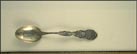 State Seal, Brigham Young, Mormon Temple, Eagle Gate, Salt Lake City, Utah Souvenir Spoon THUMBNAIL