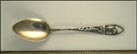 Yellowstone, Old Faithful, Bear, Wyoming Souvenir Spoon THUMBNAIL
