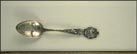 Yellowstone, Old Faithful, Animals, Wyoming Souvenir Spoon THUMBNAIL