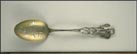 Cut Out Design, Asheville, North Carolina Souvenir Spoon THUMBNAIL