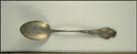 Floral, Otter Building Dam, Kenmare, North Dakota Souvenir Spoon THUMBNAIL