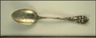 Floral, Deadwood, South Dakota Souvenir Spoon THUMBNAIL
