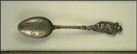 Floral, Mitchell, South Dakota Souvenir Spoon THUMBNAIL