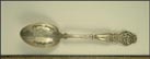 Mt. Hood, Flower, Portland, Oregon Souvenir Spoon THUMBNAIL