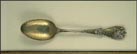 Floral, Mt. Hood, Portland, Oregon Souvenir Spoon THUMBNAIL