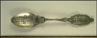 American Flag, George and Martha Washington, George Washington's House, Mt. Vernon, Virginia Souvenir Spoon THUMBNAIL