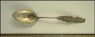 Floral, Memphis, Tennessee Souvenir Spoon THUMBNAIL