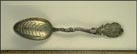 Lone Star, Longhorn, Cotton, King of the South, Houston, Texas Souvenir Spoon THUMBNAIL