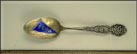 Enameled Penn Pennant, Pennsylvania Souvenir Spoon THUMBNAIL