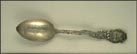 State Seal, Bridge, Silver Creek, New York Souvenir Spoon THUMBNAIL