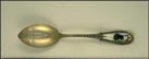 Enameled Buffalo Scene, Pan-American Exposition 1901, Electric Tower, Buffalo, New York Souvenir Spoon THUMBNAIL