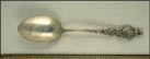Frog, Pumpkin, Ears of Corn, Sword, Toledo, Ohio Souvenir Spoon THUMBNAIL