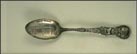 Court House. Youngstown, Ohio, State Seal, Cow, Corn, Youngstown, Ohio Souvenir Spoon THUMBNAIL