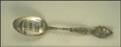 Garfield Memorial, State Seal, State Capitol, Cleveland, Ohio Souvenir Spoon THUMBNAIL
