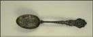 Court House. State Seal, Horse, Sheep, Newark, Ohio Souvenir Spoon THUMBNAIL
