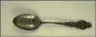 Frog, Pumpkin, Corn, Building, Toledo Blade, Toledo, Ohio Souvenir Spoon THUMBNAIL