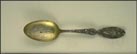 Columbus Ohio, Nude Woman, Columbus, Ohio Souvenir Spoon THUMBNAIL