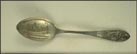 Cut Out Put in Bay, Perry Transfering His Flag, Put-in-Bay, Ohio Souvenir Spoon THUMBNAIL