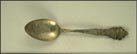 State Seal, Corn, Wheat, First Cong. Church, State Capitol, Austinburg, Ohio Souvenir Spoon THUMBNAIL