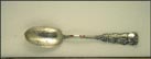 Monument, Diamond Head, People in Canoe, Honolulu, Hawaii Souvenir Spoon THUMBNAIL