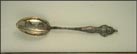 Marlborough Blenheim, Steel Pier, State Seal, Absegon Light, Atlantic City, New Jersey Souvenir Spoon THUMBNAIL