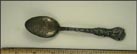 Louisiana Purchase Exposition, Festival Hall and Cascades, 1803-1903, Train, Horses and People, Louisiana Souvenir Spoon THUMBNAIL