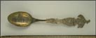 State Capitol, Lone Prospector, Man on Horse, Denver, Colorado Souvenir Spoon THUMBNAIL