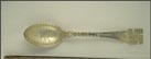 Swastika, Native American Drawing, Bow and Arrow, Glenwood Springs, Colorado Souvenir Spoon THUMBNAIL
