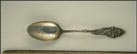 Balanced Rock, Columbine Flowers, Idaho Souvenir Spoon THUMBNAIL