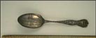 State Capitol, Denver One Mile High, State Seal, Bucking Bronco...... Souvenir Spoon THUMBNAIL