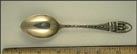 Cut Out of Lincoln Monument, Washington, District of Columbia Souvenir Spoon THUMBNAIL