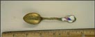 US Capitol, Enameled US Flag, Washington, District of Columbia Souvenir Spoon THUMBNAIL