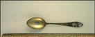 Saint Louis, Cut Out Statue, St. Louis, Missouri Souvenir Spoon THUMBNAIL