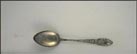 Saint Louis, Cut Out Statue, St. Louis, Missouri Souvenir Spoon THUMBNAIL