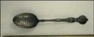 San Gabriel Mission, Wawona, State Capitol... Souvenir Spoon THUMBNAIL