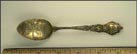 San Gabriel Mission, Court House, A.A.O.N.M.S....... Souvenir Spoon THUMBNAIL