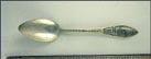 Cut Out Mission Guadalupe 1540, Juarez, Mexico Souvenir Spoon THUMBNAIL